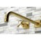 Kingston Brass KS6047ZX Wall Mount Tub Faucet, Brushed Brass KS6047ZX - alternate 4